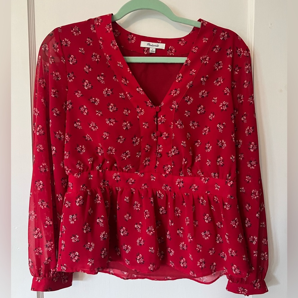 Madewell Floral Blouse